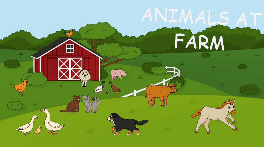 animals at farm