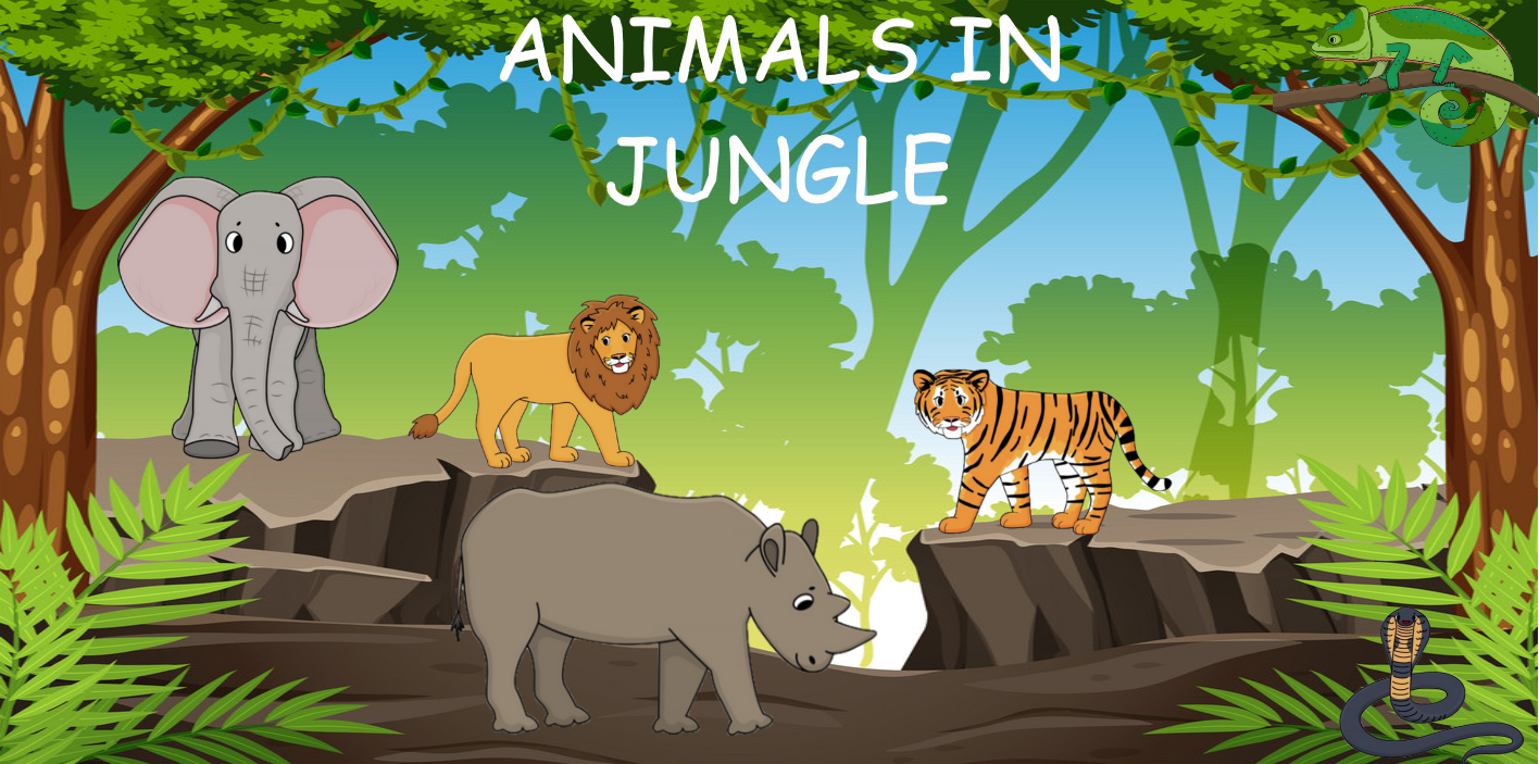 animals in jungle