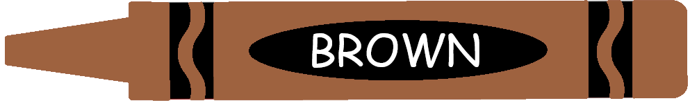 brown crayon